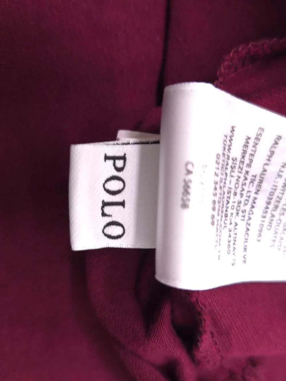 Polo Ralph Lauren Shirt Mens XL Classic Fit Maroon Long Sleeve Cotton Tee Pony